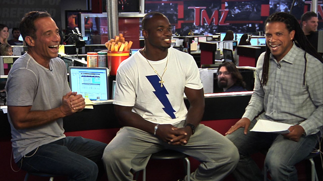TMZ Live 7 13 11 amp 8212 Adrian Peterson and Soaking Explained | BahVideo.com