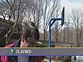 Del Mom Sits On BBall Net To Prevent State From Taking It Away | BahVideo.com