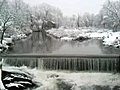 Spring snow at the Old Mill in Sciota | BahVideo.com
