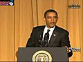 Obama Kills At WHCD Approval Ratings Are  | BahVideo.com