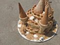 How To Make a Sandcastle Cake | BahVideo.com