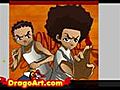 How to Draw the Boondocks Riley and Huey  | BahVideo.com