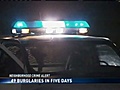 12 2 - 49 Burglaries in 5 Days | BahVideo.com