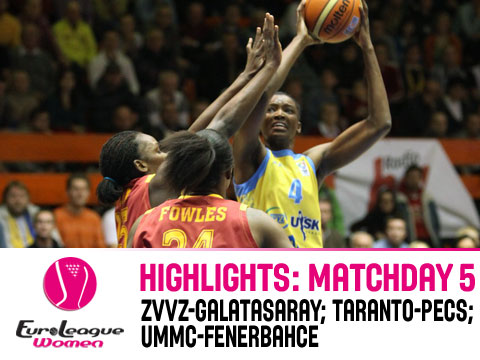 Highlights EuroLeague Women MatchDay 5 | BahVideo.com