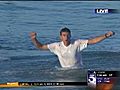 KTLA Video Reporter Eric Spillman Dives Into The Ocean During Live Broadcast | BahVideo.com