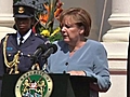 Merkel sichert Kenia eine Million Euro f r  | BahVideo.com