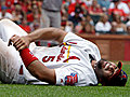 Pujols out 4-6 weeks with broken arm | BahVideo.com