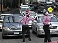 Traffic Mimes Bring Silly To The Street | BahVideo.com