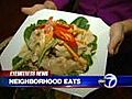 Neighborhood eats samples Filipino coconut chicken | BahVideo.com