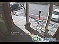 Car crashes into digital surveillance firm | BahVideo.com