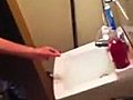 Firecracker In Sink | BahVideo.com