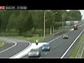 Car hits police motorbike | BahVideo.com
