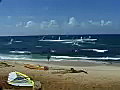 Stock Video Wind Surfers at Ho okipa Beach in  | BahVideo.com