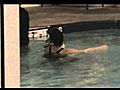 Hunter s very 1st official swimming lesson - Part 5 | BahVideo.com