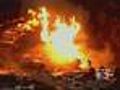 Gas Line Explosion Causes Fire In California | BahVideo.com