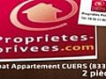 Vente - appartement - CUERS 83390 - 152 500  | BahVideo.com
