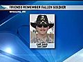 Friends Remember Fallen Soldier | BahVideo.com