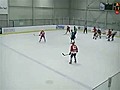 Hockey Player Breaks Stick On Opponent | BahVideo.com