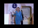 Clinton arrives in Athens Greece | BahVideo.com