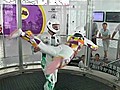 Indoor skydiving spectacular | BahVideo.com