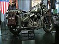 Motorcycle used in the new Captain America movie on display H-D Museum | BahVideo.com