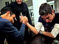 Amir and Sahand hand fighting  | BahVideo.com