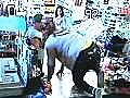 Robbers threaten cashier take cash register | BahVideo.com