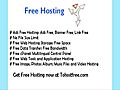 yahoo free website hosting providers | BahVideo.com