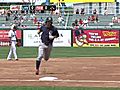 VIDEO Overbeck homers for IronPigs 06 19 11 | BahVideo.com