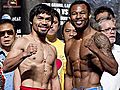 Pacquiao Mosley Weigh in for Saturday s Bout | BahVideo.com