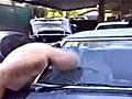 Guy Destroys Windshield Own Head With Headbutts | BahVideo.com