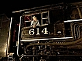 C amp O 614 Steam Locomotive Night Photo Shoot | BahVideo.com