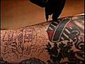 Skull Tattoo at Miami Ink - Chris Garver | BahVideo.com