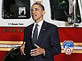 Pres Obama Visits With 9-11 Families in N Y  | BahVideo.com