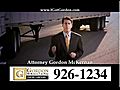 Baton Rouge Trial Attorney 18 Wheeler Wrecks Car Crash - Gordon McKernan - I Got Gordon  | BahVideo.com