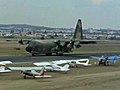 C - 130 Hercules Flyby Air Drop | BahVideo.com