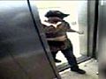 RAW Surveillance of elevator attack | BahVideo.com