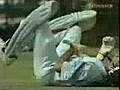 Shoaib Akhtar Hitting Sourav on his Ribs | BahVideo.com