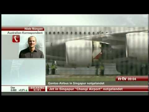 Triebwerkexplosion Qantas Airbus A380 In Singapur Notgelandet - Exyi - Ex Videos | BahVideo.com