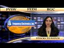  PVSW FEIM RGC CRWENewswire Stocks to Watch | BahVideo.com