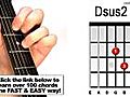 How to play Dsus2 - Suspended Guitar Chords Lesson | BahVideo.com