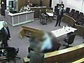 On Camera Rape Suspect Goes Wild In Court | BahVideo.com