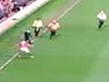 Becks tackles pitch invader | BahVideo.com