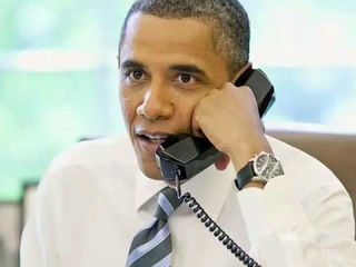 President Dials Shuttle Crew | BahVideo.com