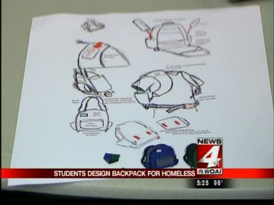 Local students win national award for backpack  | BahVideo.com