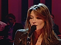 Carla Bruni performs on UK television | BahVideo.com