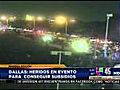 Estampida deja 8 heridos en Dallas | BahVideo.com