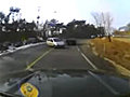 Speeding Car Slams Head On Into Cop | BahVideo.com