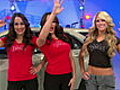Kelly Kelly and The Bella Twins visit The Price is Right  | BahVideo.com