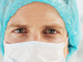 Closeup of a Male Surgeon in Scrubs | BahVideo.com